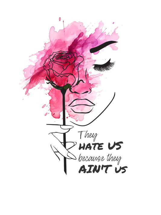 They Hate US -  DT130YG - White